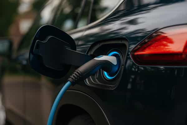Elektrische auto laadpaal installatie
