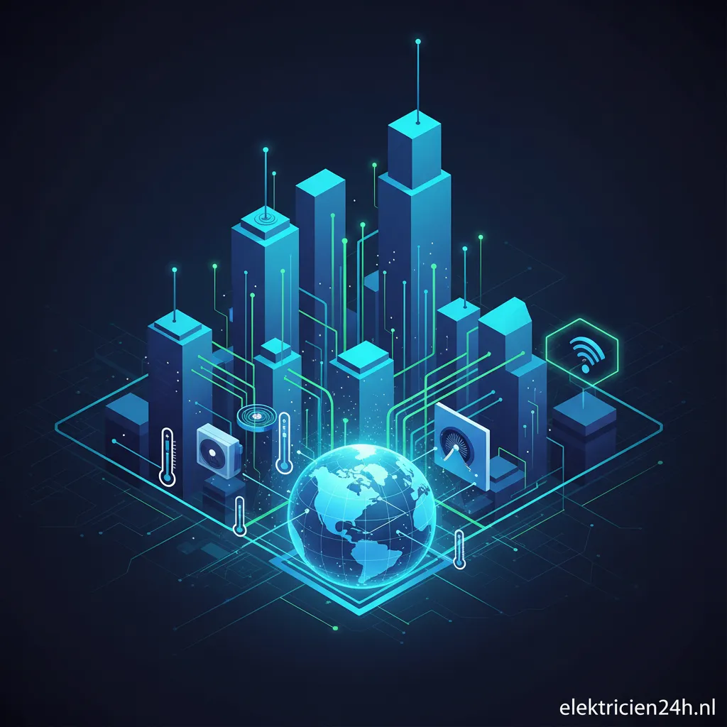Schema van communicatie via het BACnet-protocol