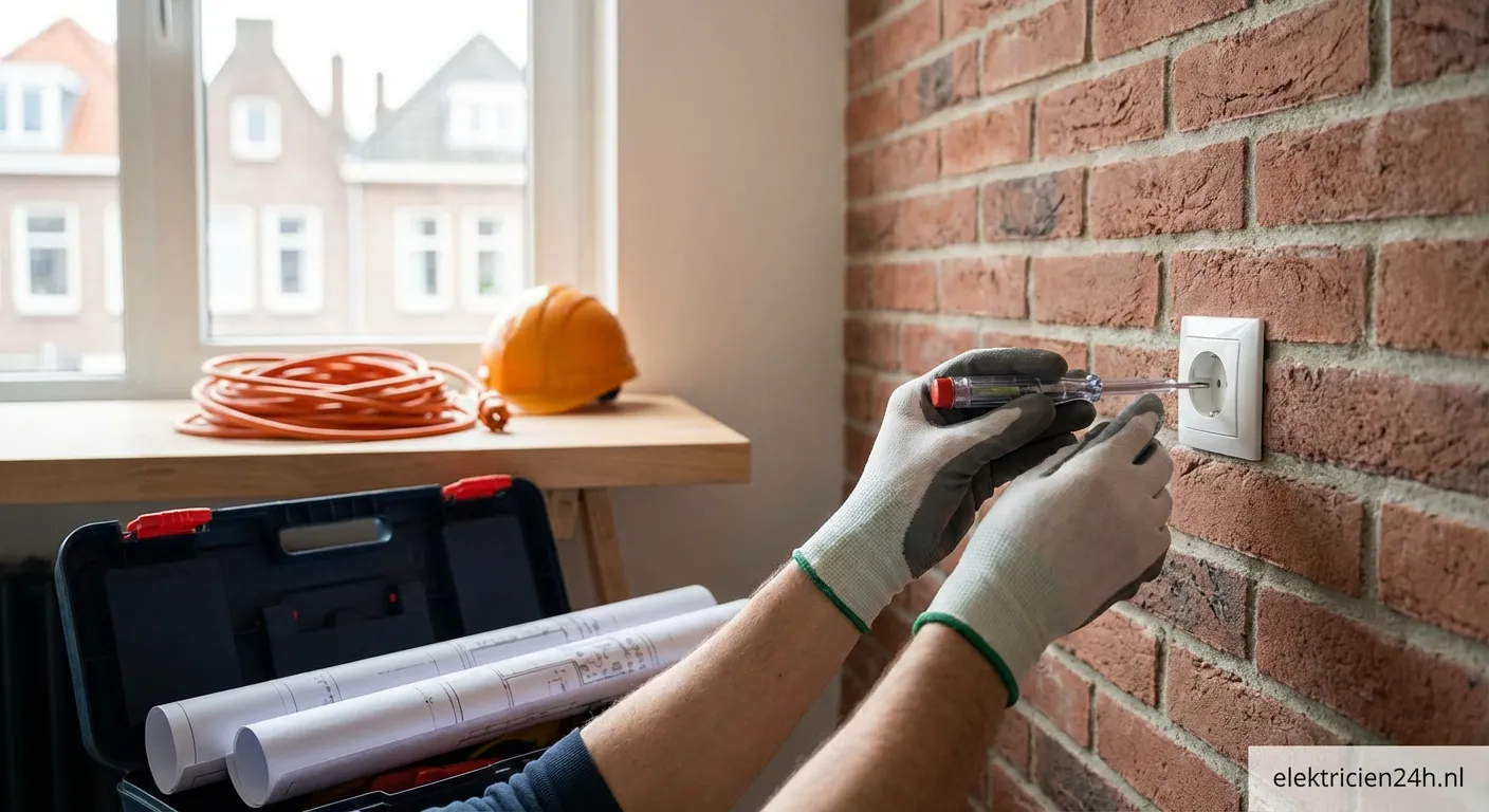 Elektrische installatie inspectie door monteur in de context van DNWG Groningen