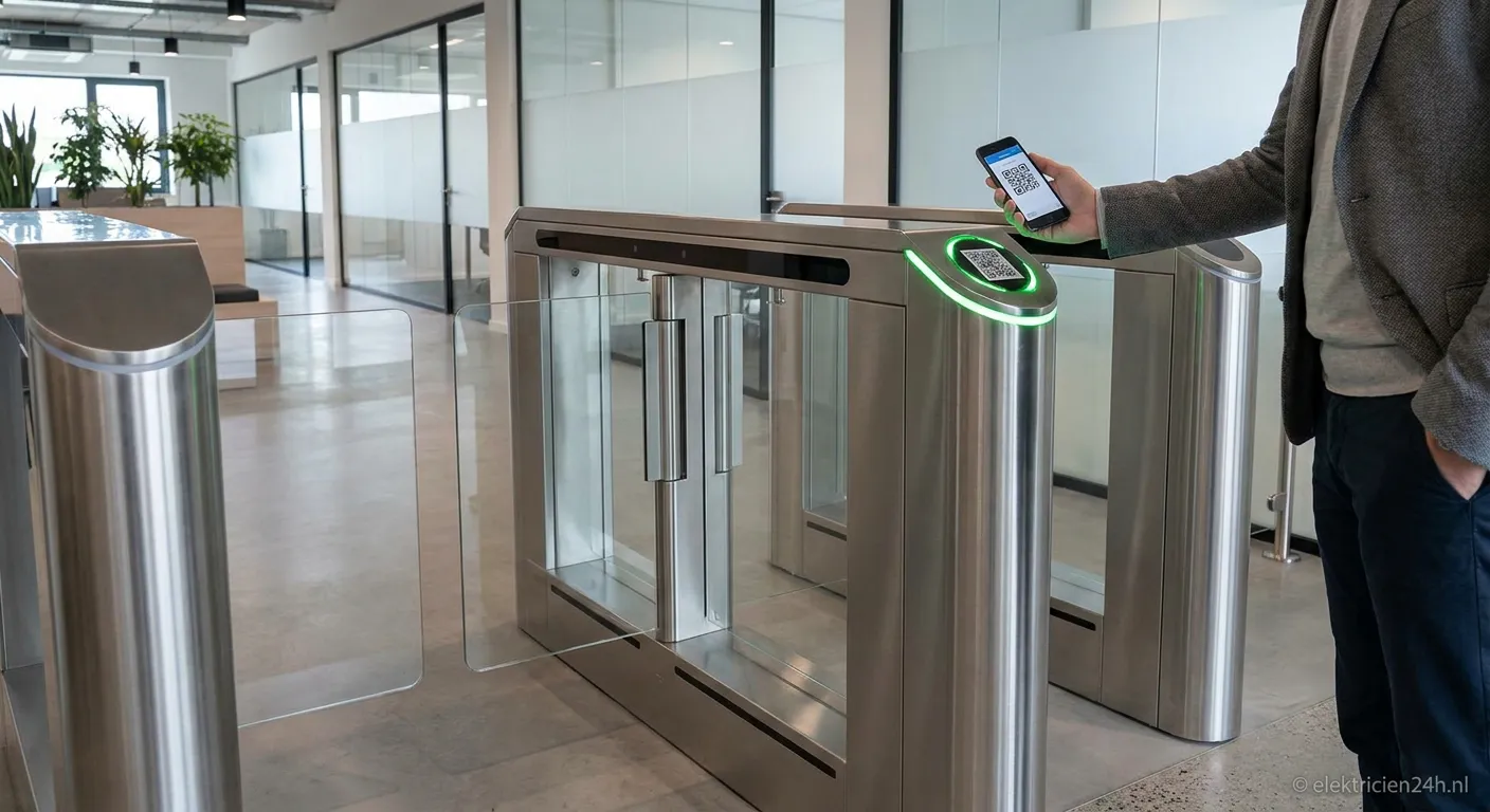 QR-code reader toegangssysteem scanner