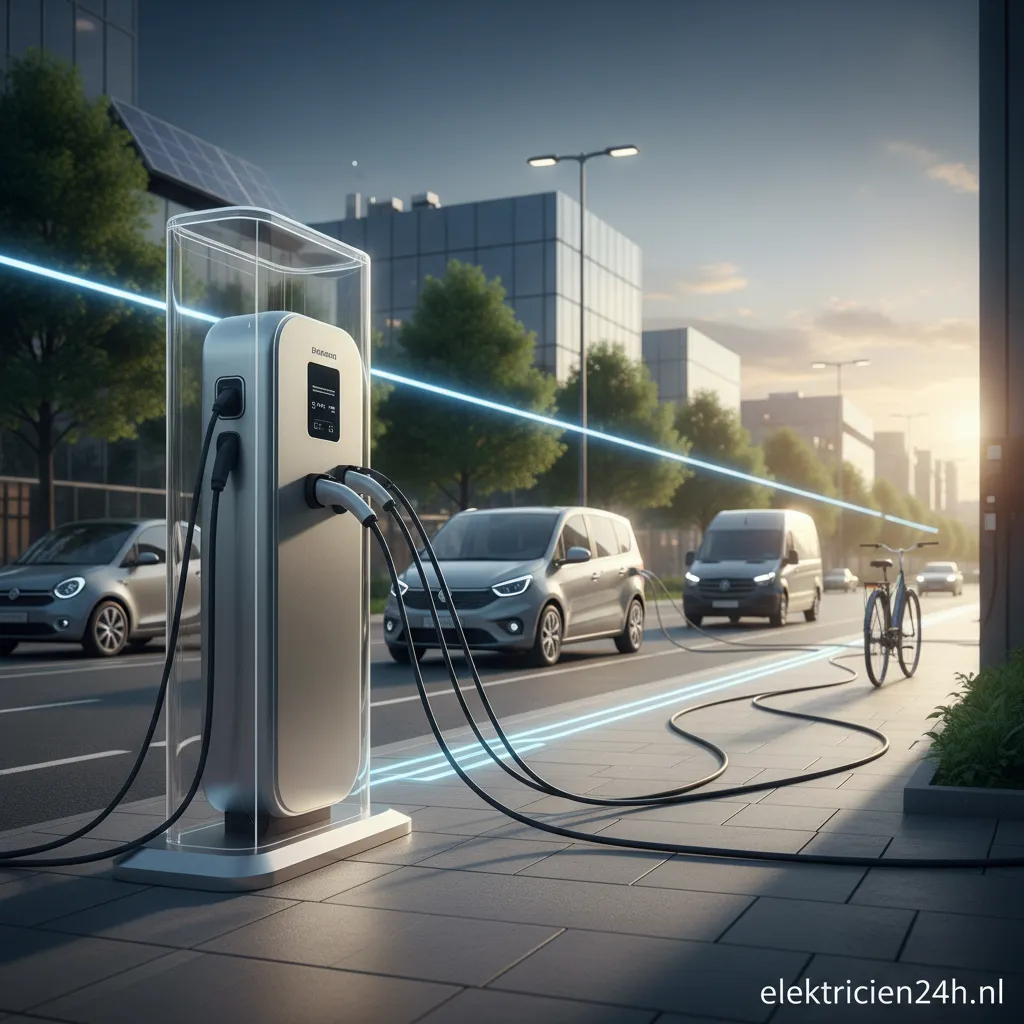 Moderne laadpalen als onderdeel van een slim laden infrastructuur
